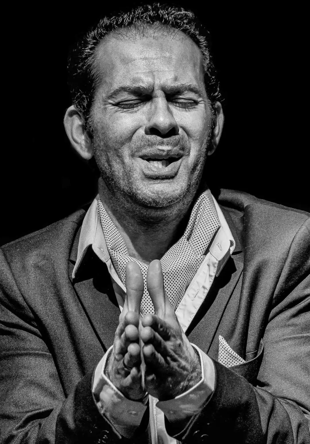 El cantaor flamenco Raúl Montesinos